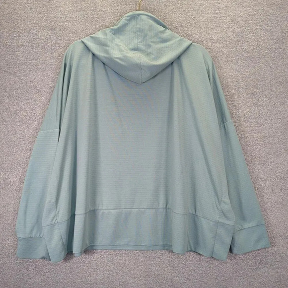 MONDETTA Womens Green Pullover Athletic Performance Drawstring Hoodie Size XXL - Picture 4 of 13